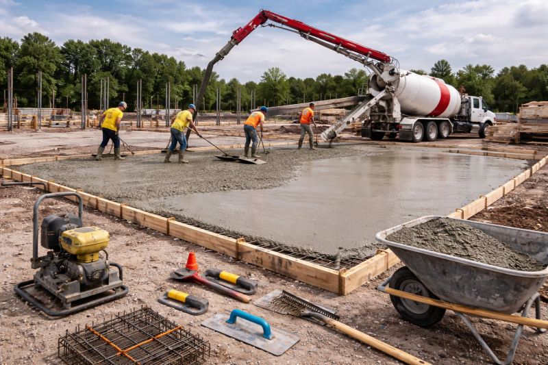 Commercial Slab Construction in Toledo, OH